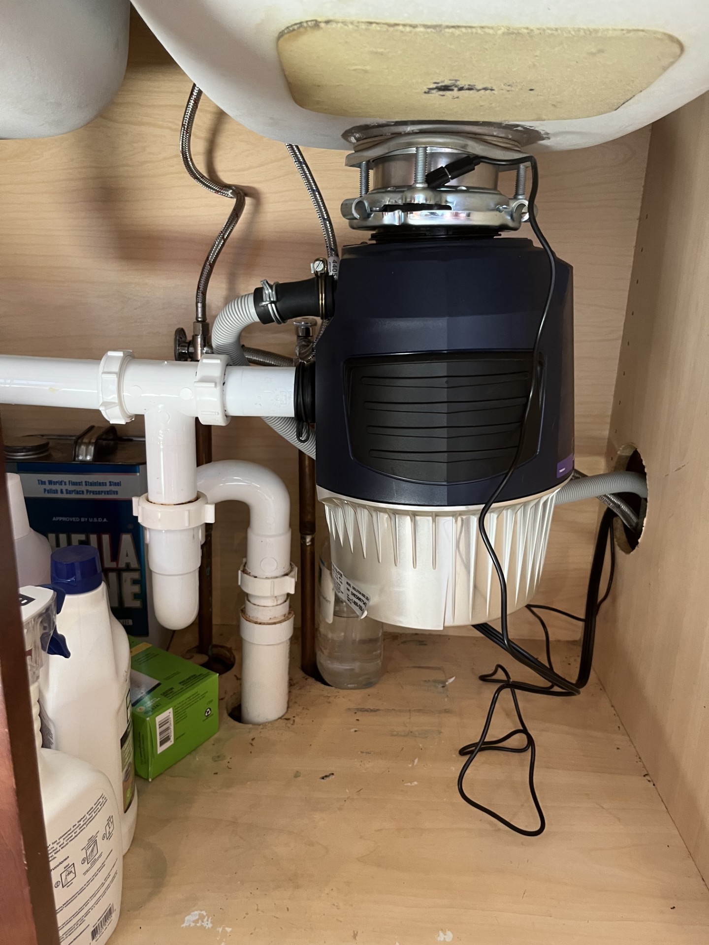 Garbage disposal and sink plumbing installed by First Installations LLC